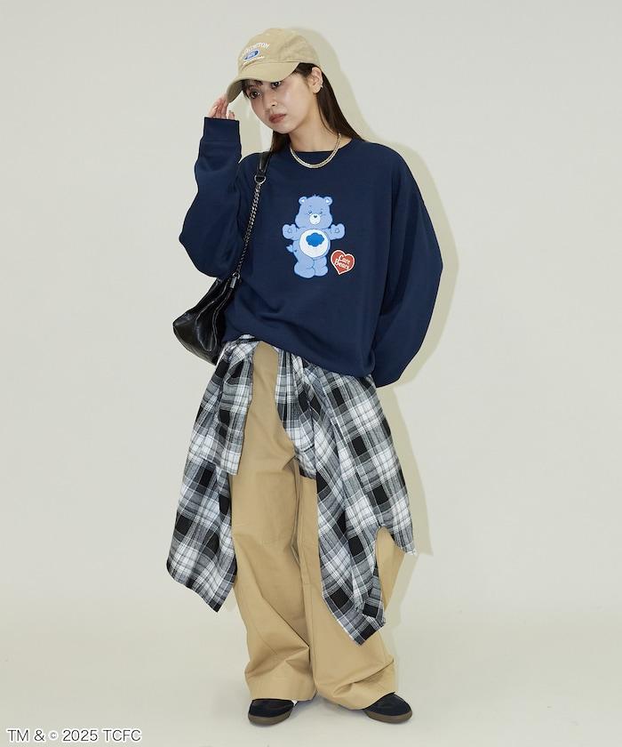 CareBears(TM)/ケアベア(TM) 正面印花圓領衛衣