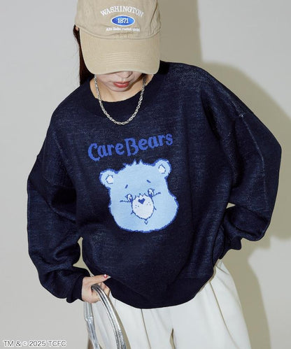 CareBears(TM)/ケアベア(TM) 臉部提花針織衫