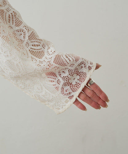 【PUAL CE CIN】雙面風格蕾絲連衣裙