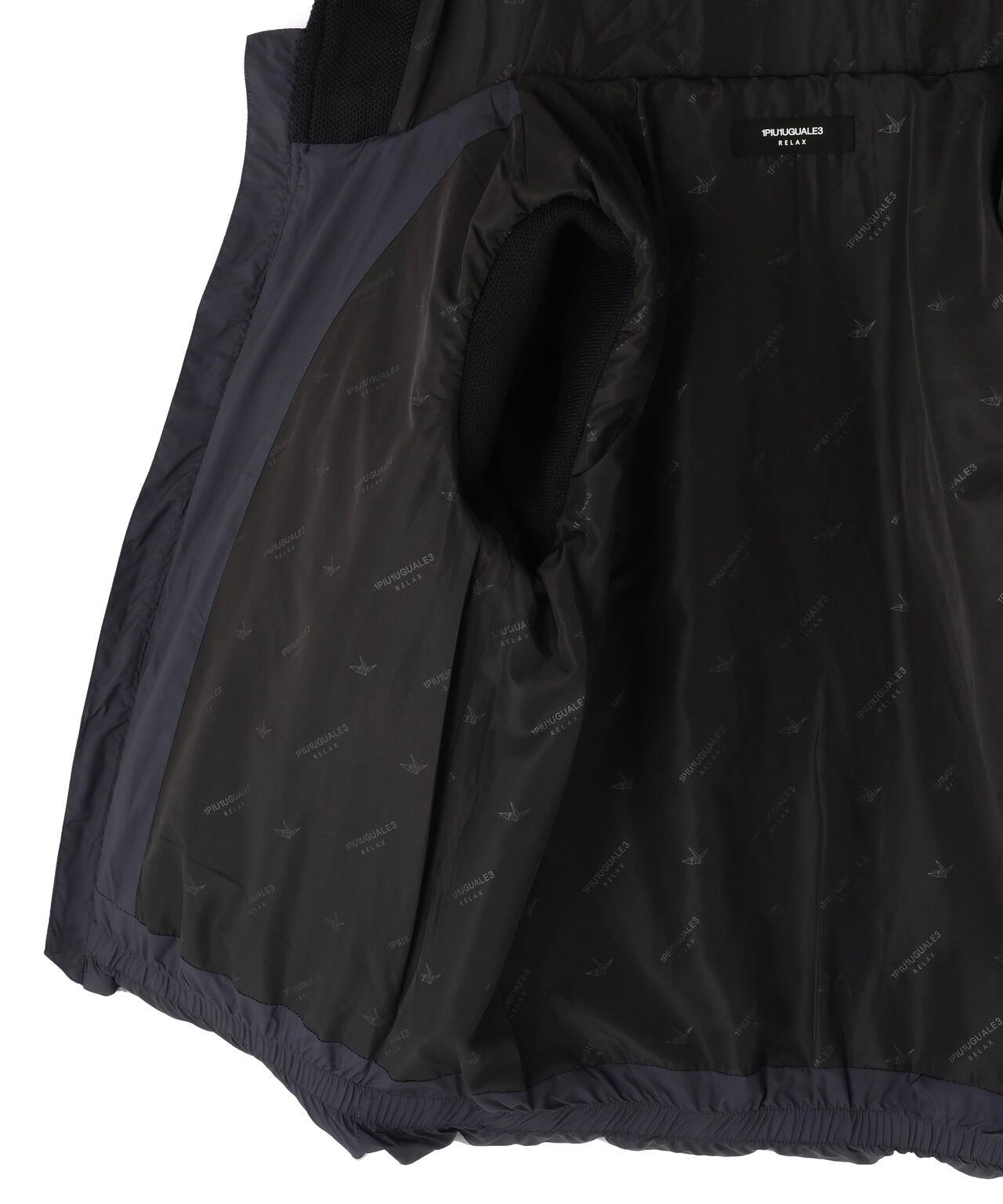 1PIU1UGUALE3 RELAX/漸變針織拼接加棉夾克