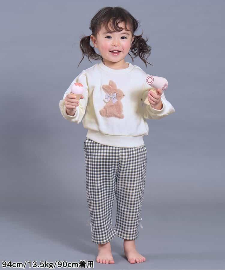 【リンク】柔軟絨毛圖案彈力衛衣家居服