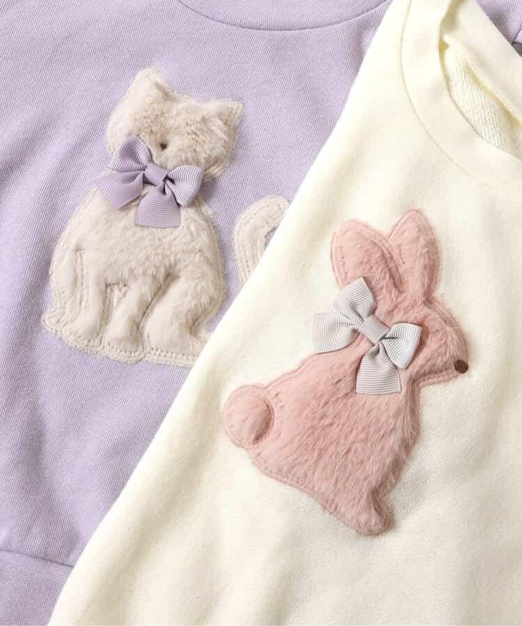 【リンク】柔軟絨毛圖案彈力衛衣家居服