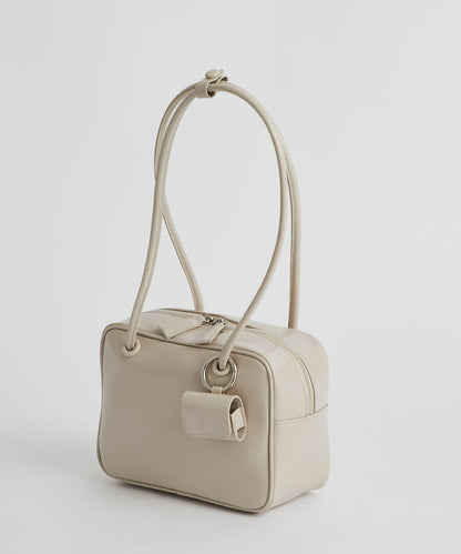 【cache cache】漆皮中號波士頓包