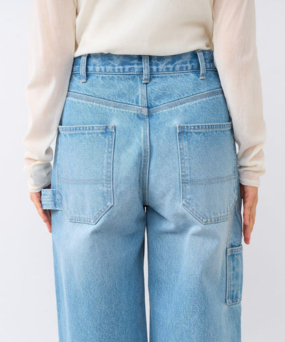 【MONN.:.(モン)】寬鬆工裝牛仔褲