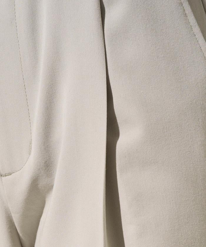 褶皺直筒褲（西裝褲）