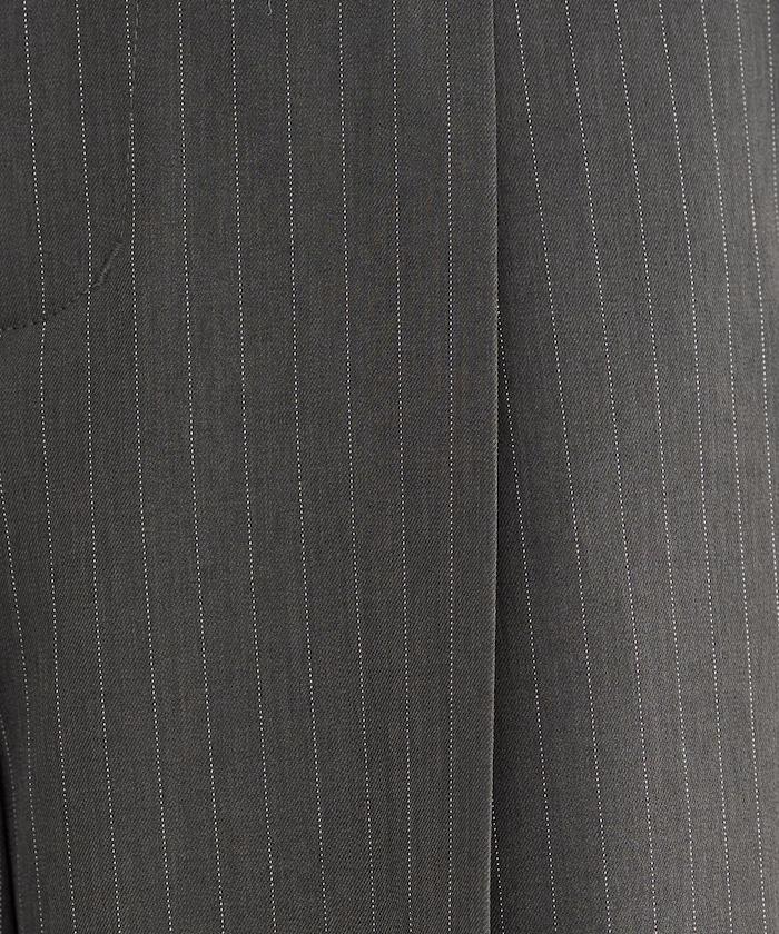 褶皺直筒褲（西裝褲）