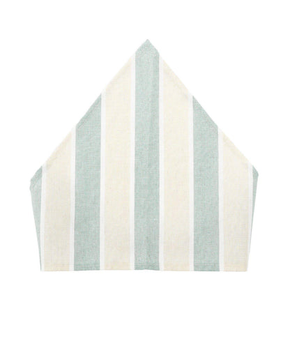 ダブルストライプキッズエプロン&三角巾セット