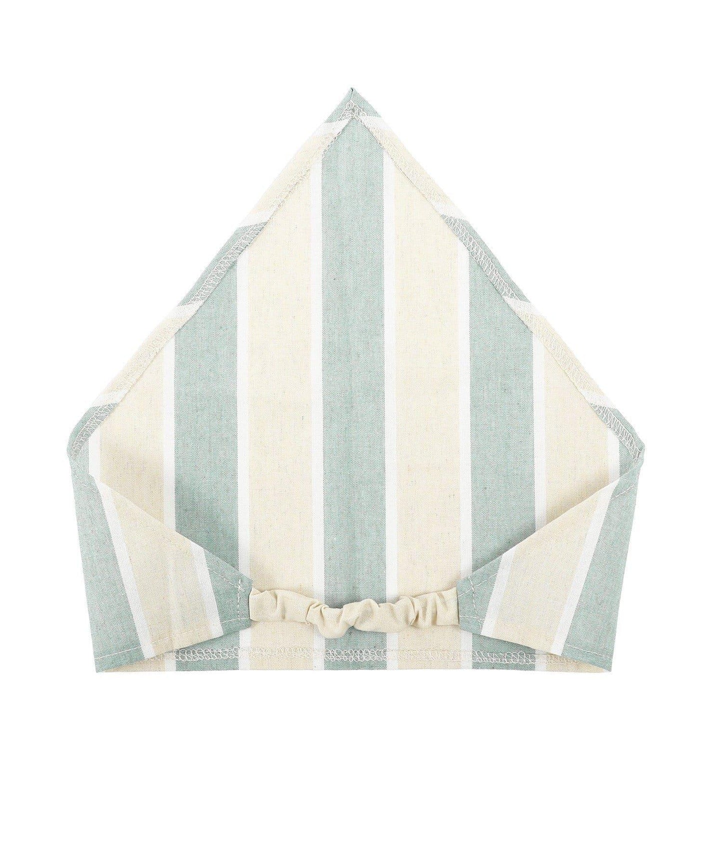 ダブルストライプキッズエプロン&三角巾セット