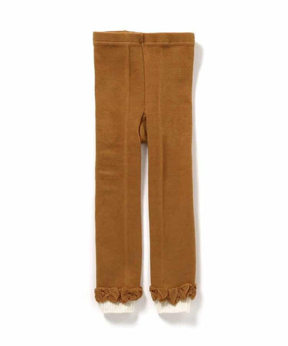 下襬荷葉邊打底褲