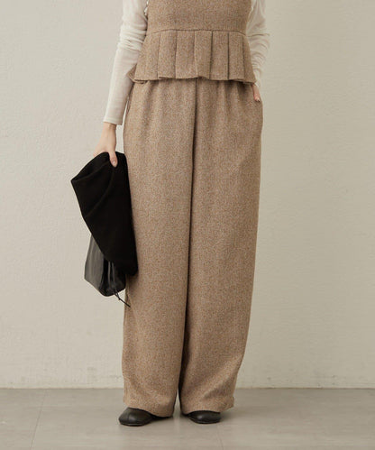 【可搭配套裝穿著◎】粗花呢休閒褲