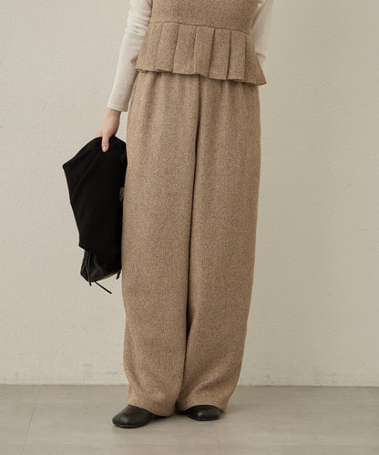 【可搭配套裝穿著◎】粗花呢休閒褲