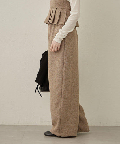 【可搭配套裝穿著◎】粗花呢休閒褲