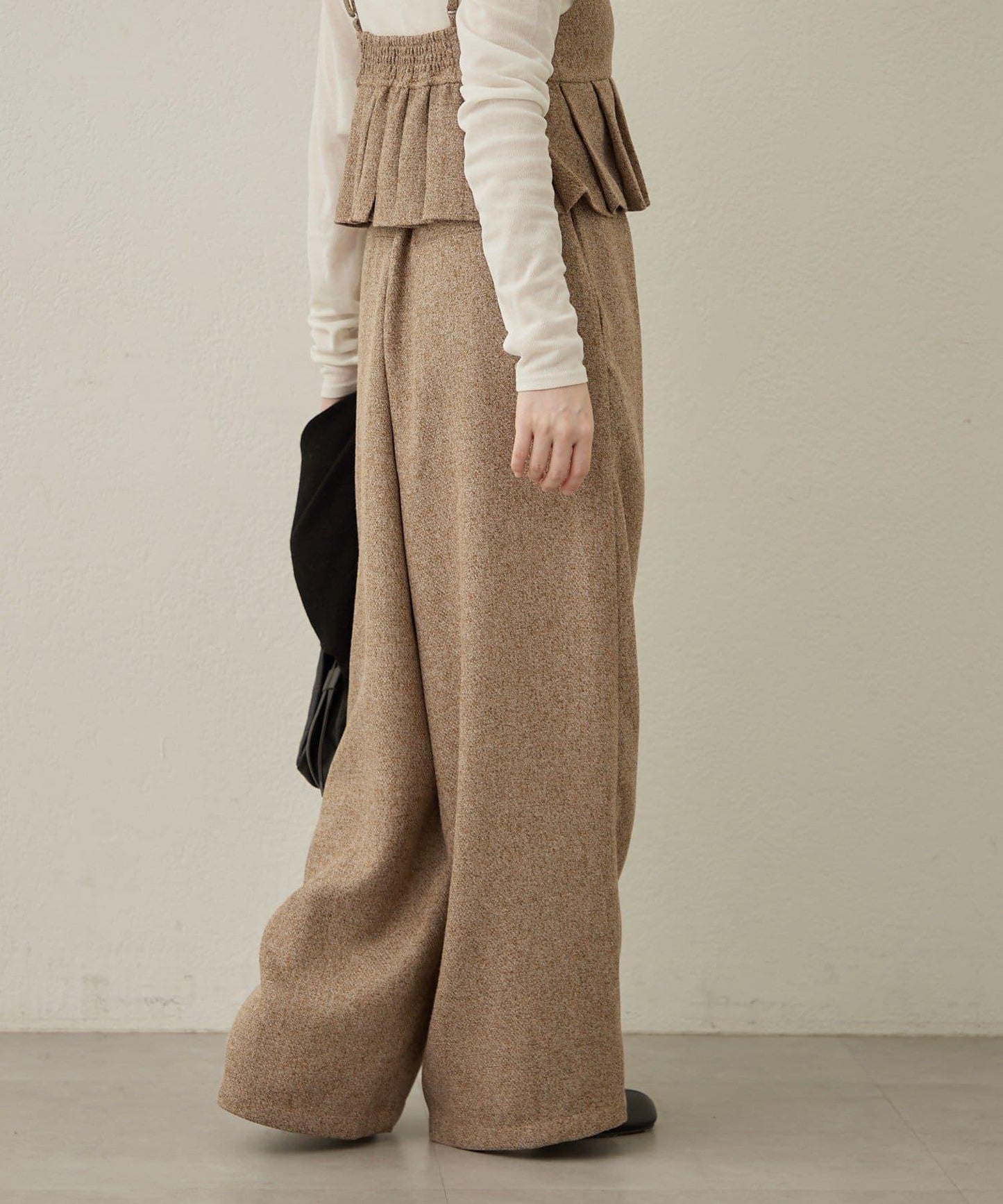 【可搭配套裝穿著◎】粗花呢休閒褲