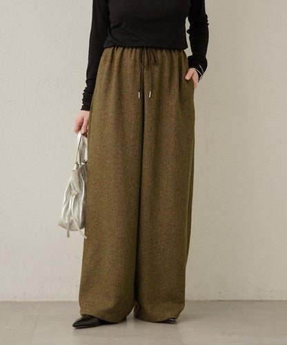 【可搭配套裝穿著◎】粗花呢休閒褲