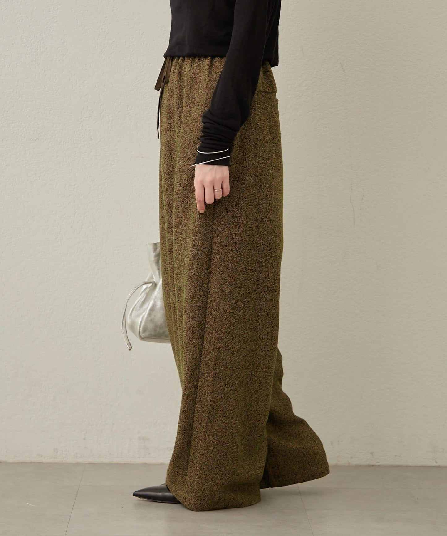 【可搭配套裝穿著◎】粗花呢休閒褲