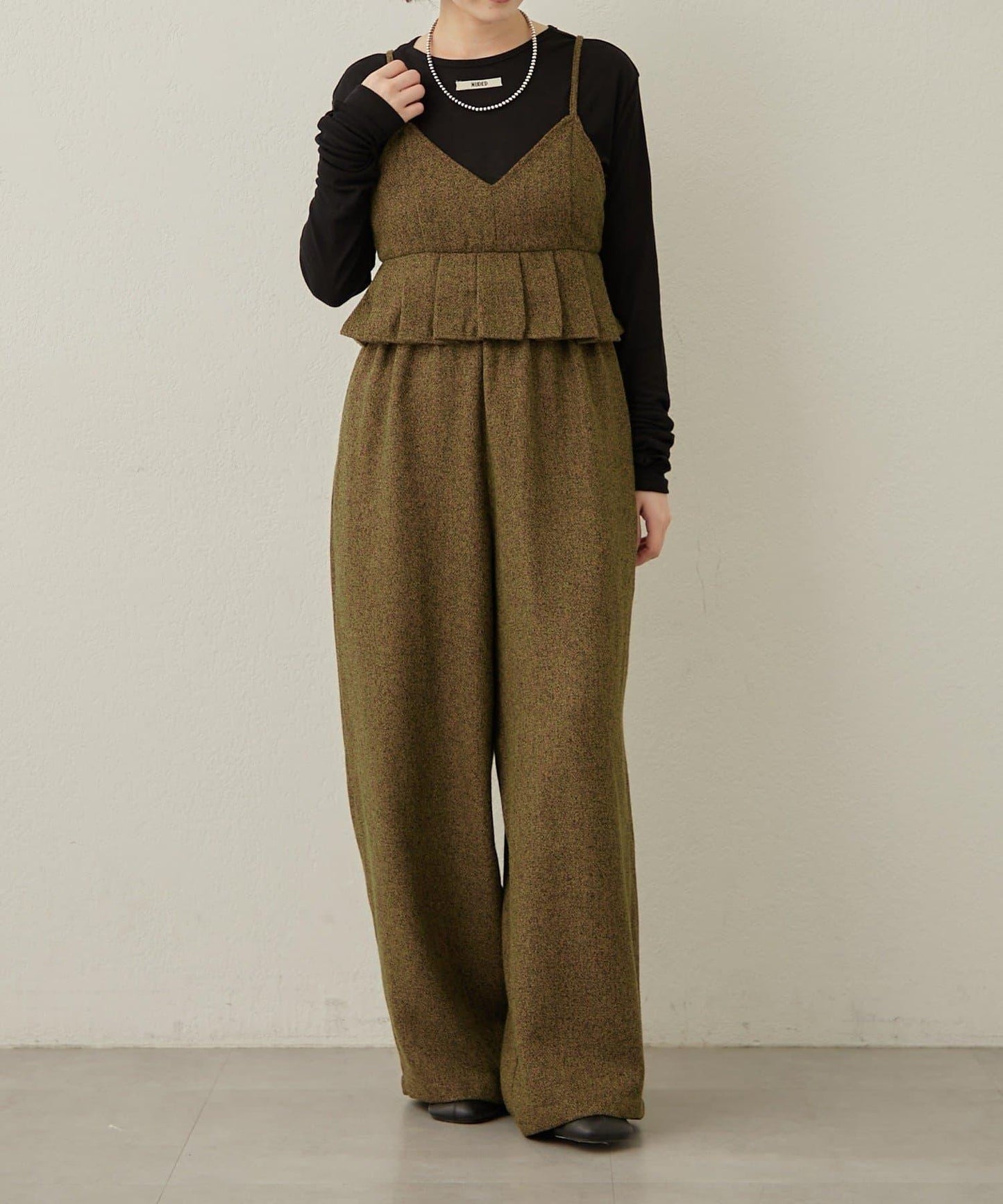 【可搭配套裝穿著◎】粗花呢休閒褲