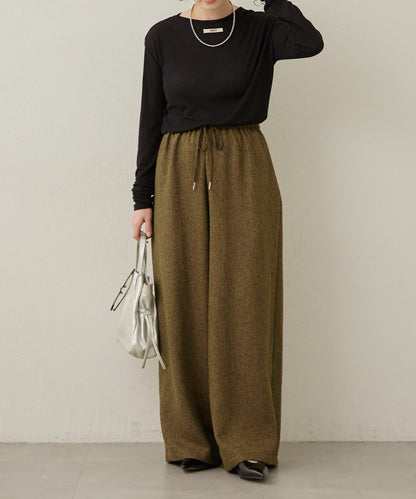 【可搭配套裝穿著◎】粗花呢休閒褲