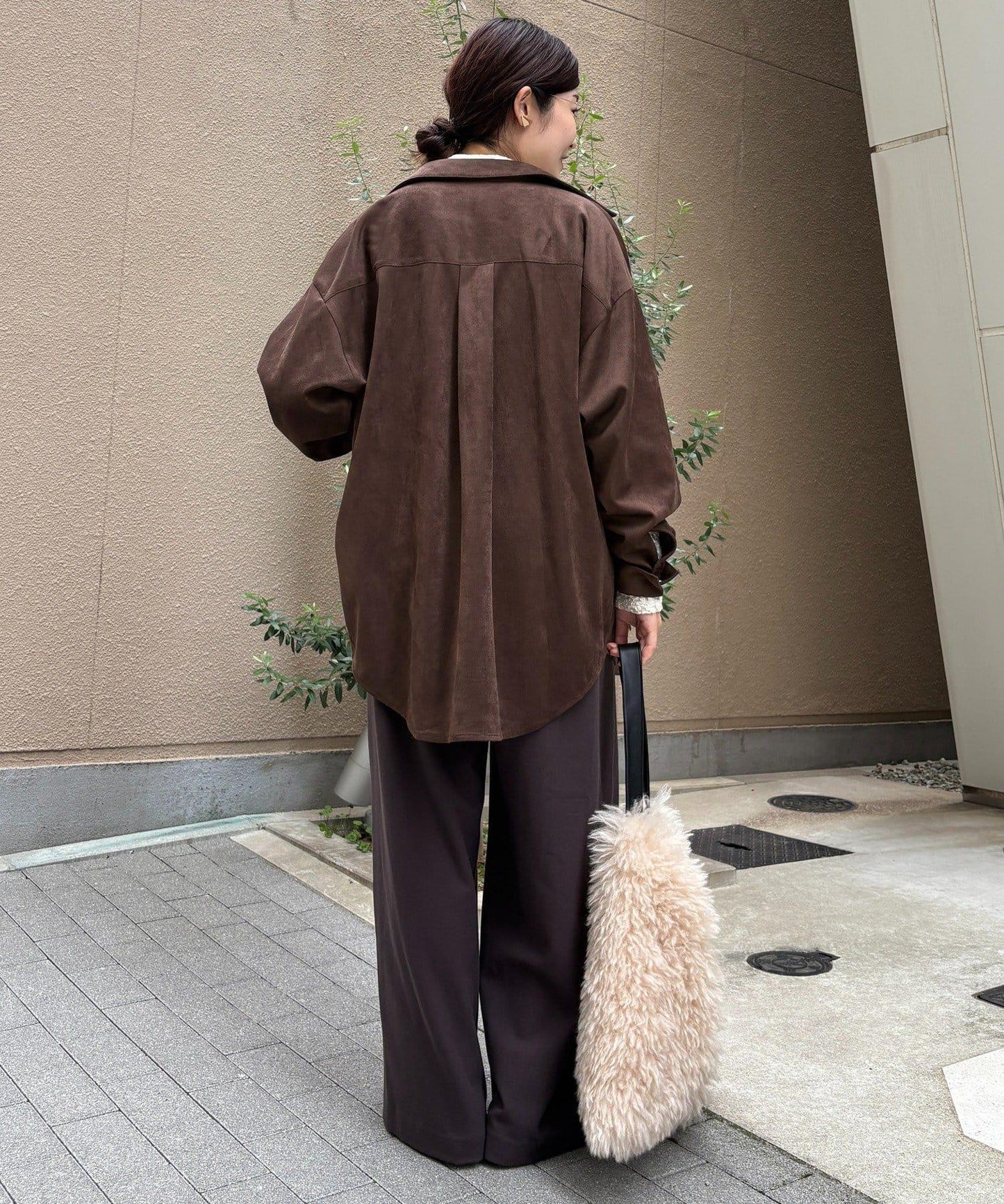 保暖寬鬆長褲