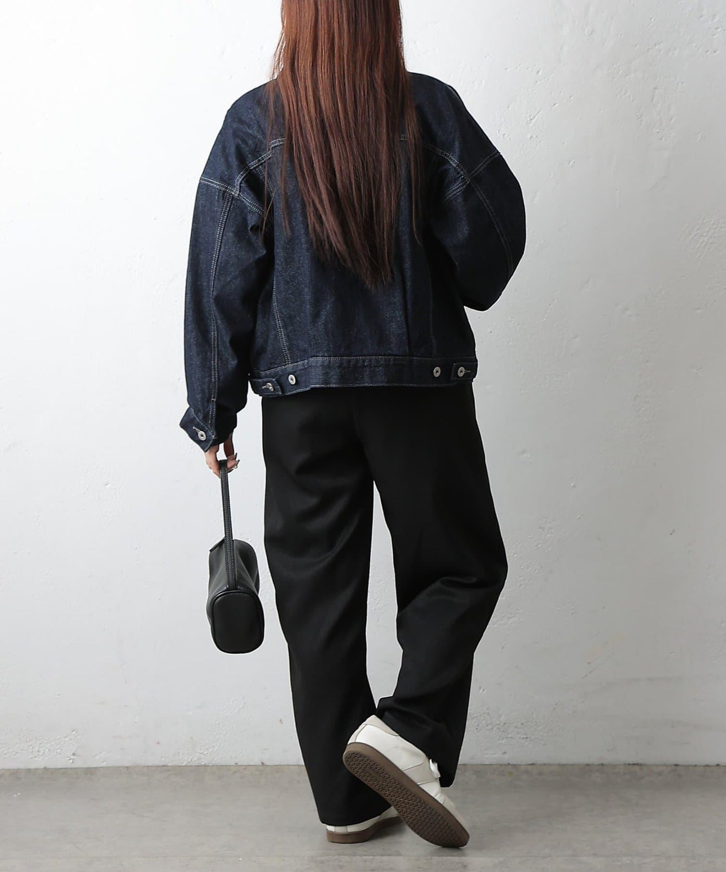 羊毛感休閒寬腿褲