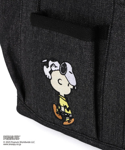 《AVIREX × 《PEANUTS》牛仔迷你手提包 / 牛仔迷你托特包 / 花生漫畫 / AVIREX
