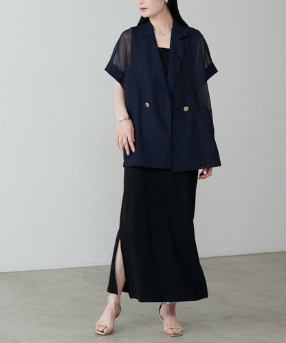 【LARUTA】前後兩穿寬鬆開叉連衣裙