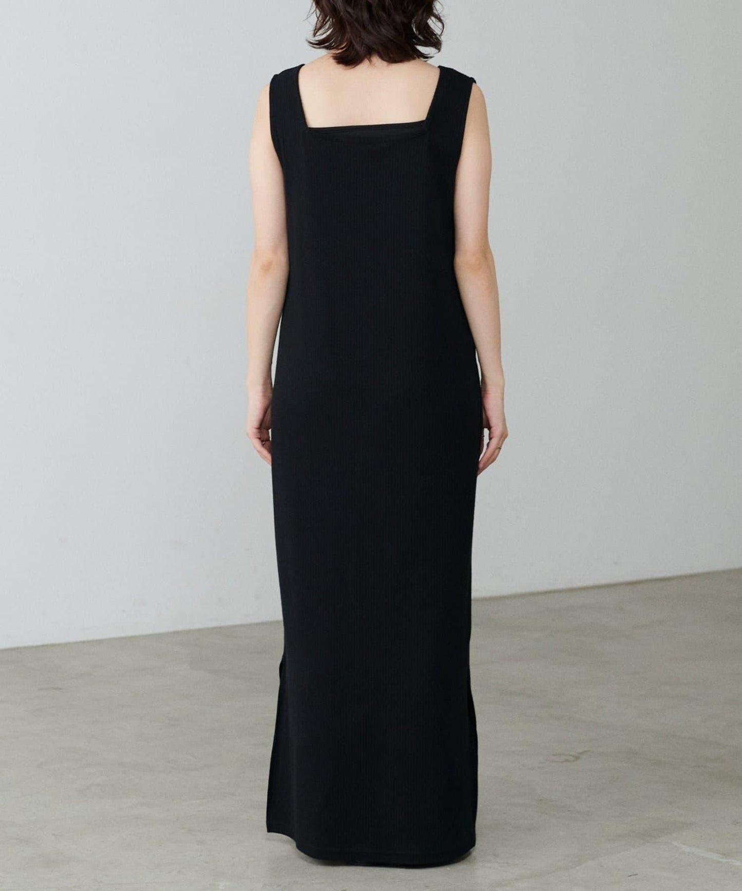 【LARUTA】前後兩穿寬鬆開叉連衣裙