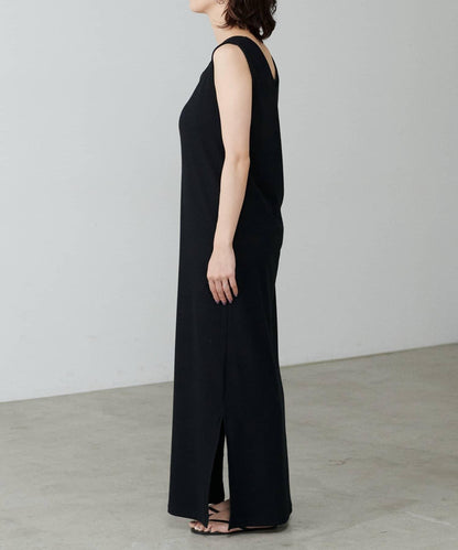 【LARUTA】前後兩穿寬鬆開叉連衣裙