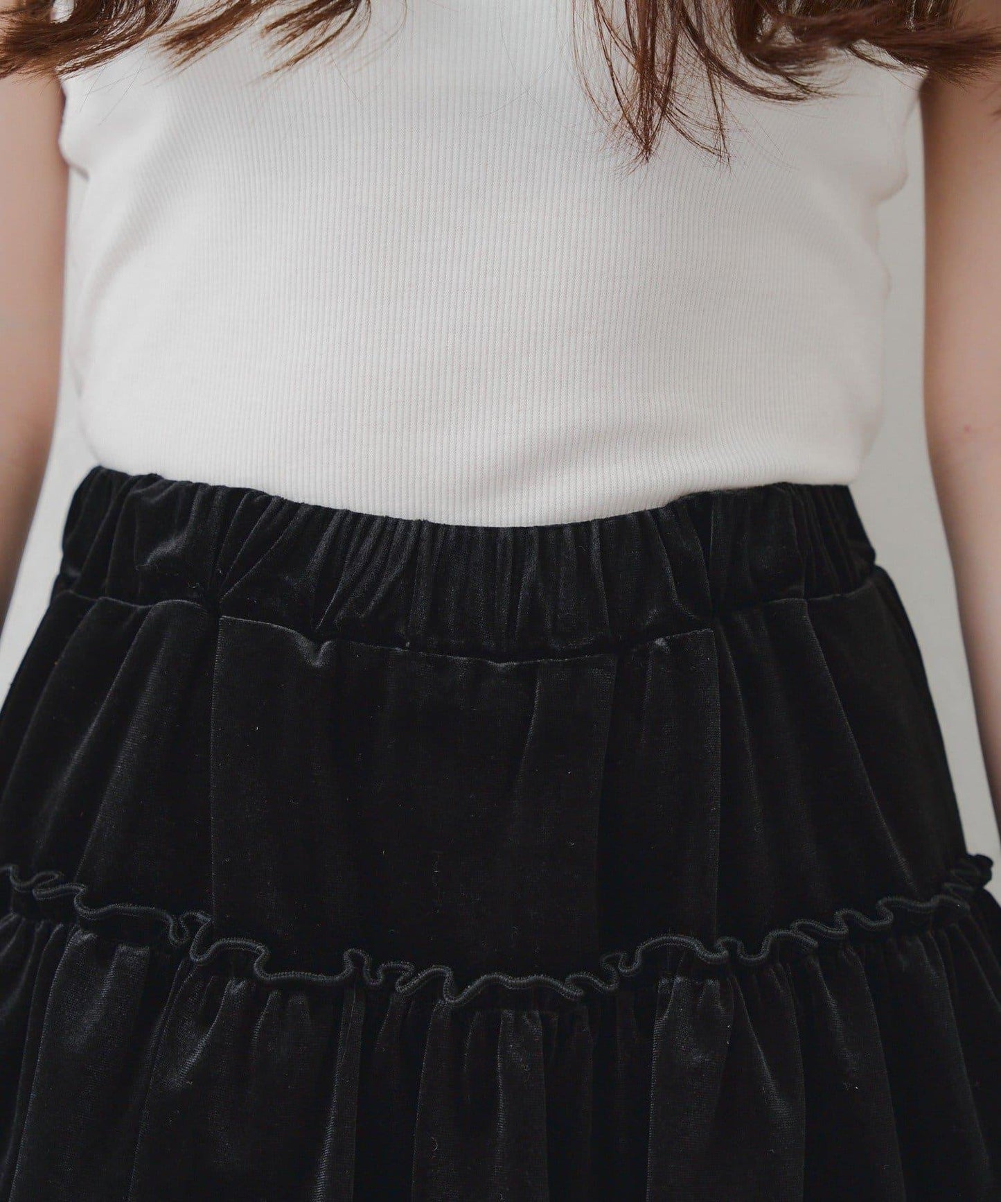 【RMAF】【套裝】袖部蝴蝶結天鵝絨連帽衛衣 & 百褶迷你裙