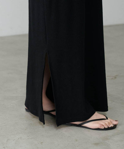 【LARUTA】前後兩穿寬鬆開叉連衣裙