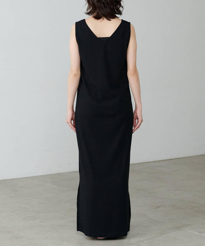 【LARUTA】前後兩穿寬鬆開叉連衣裙