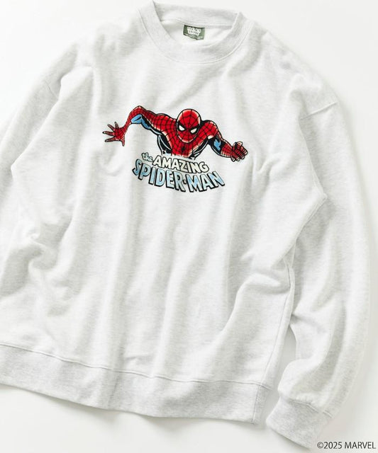 《漫威》/Marvel/《蜘蛛俠》/圓領衛衣 靜電植絨工藝