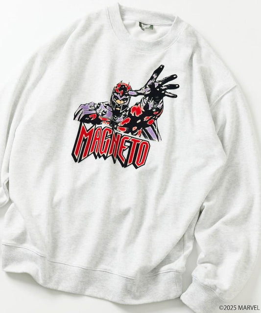 《漫威》/Marvel/萬磁王/圓領衛衣 靜電植絨工藝