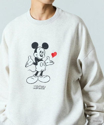 DISNEY/《迪士尼》 米老鼠/特別款 圓領印花衛衣/愛心