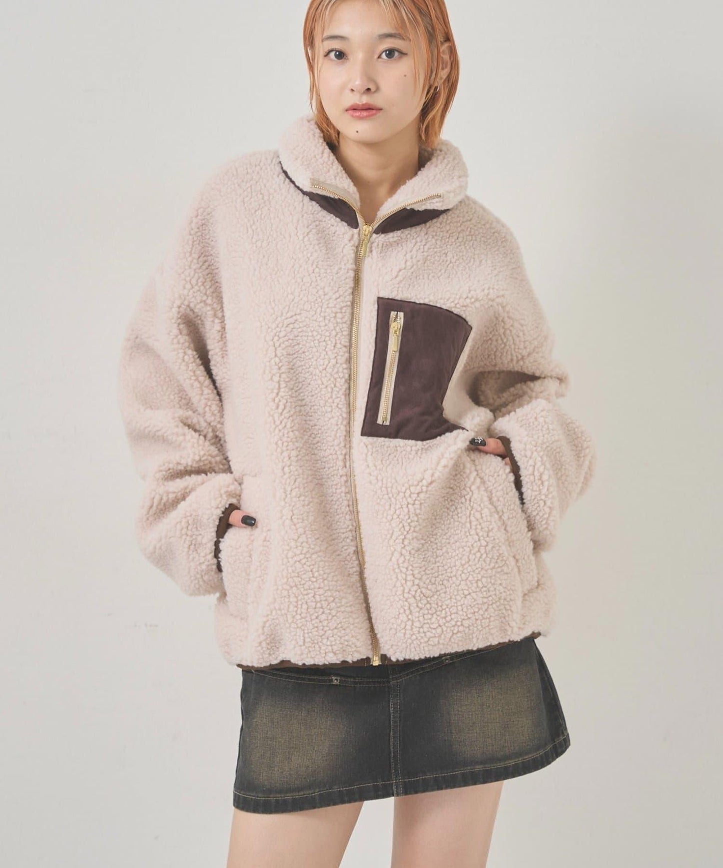 【WHO'S WHO gallery】羊羔絨飛行夾克