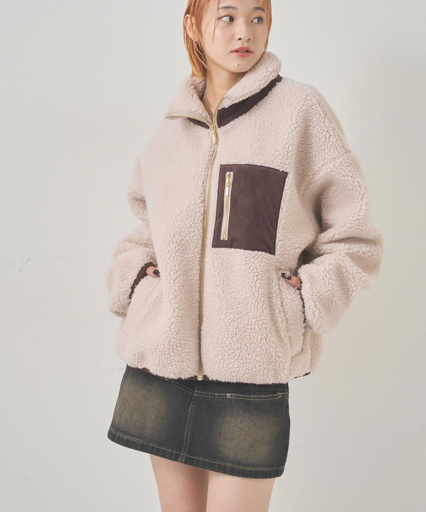 【WHO'S WHO gallery】羊羔絨飛行夾克