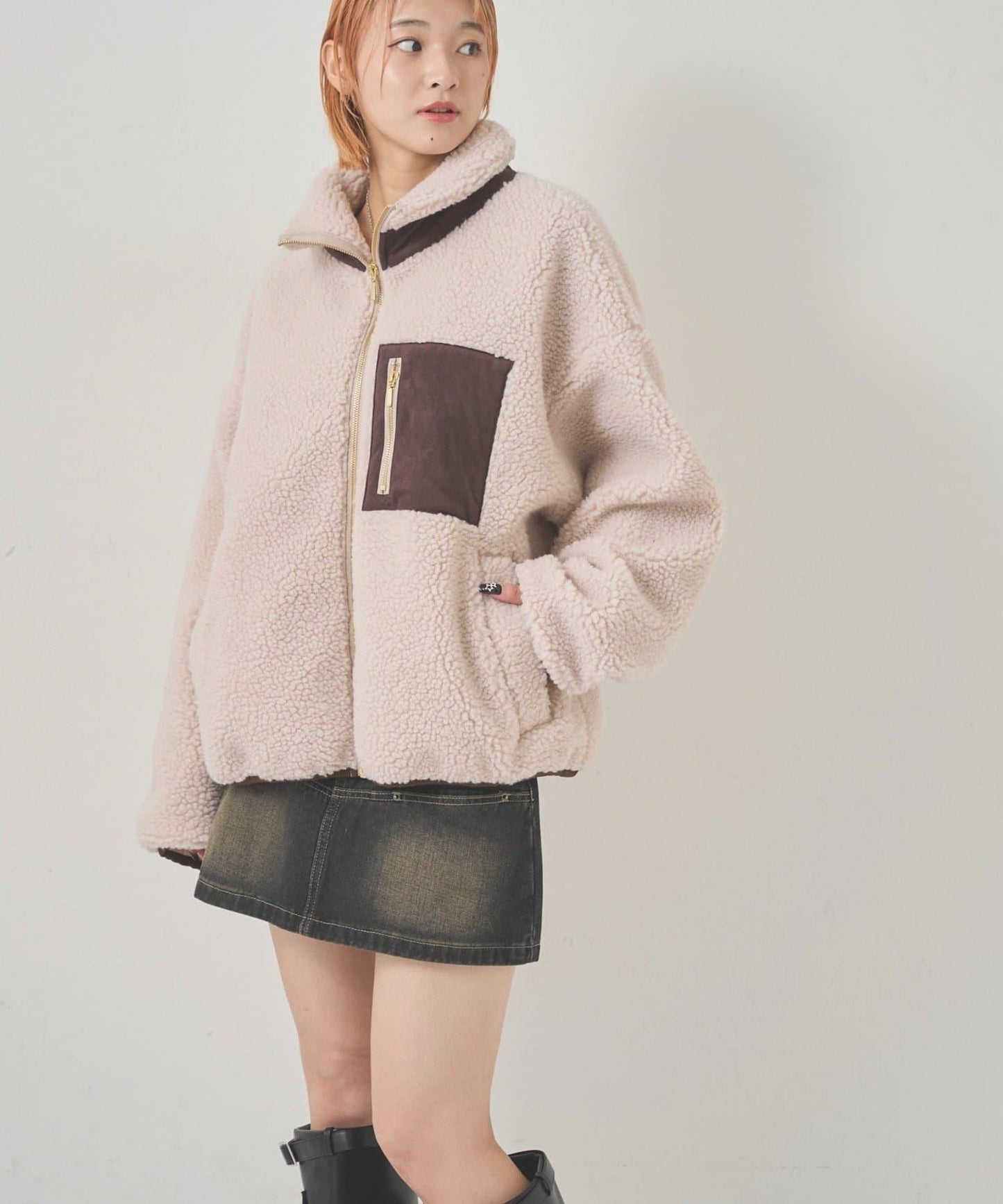 【WHO'S WHO gallery】羊羔絨飛行夾克