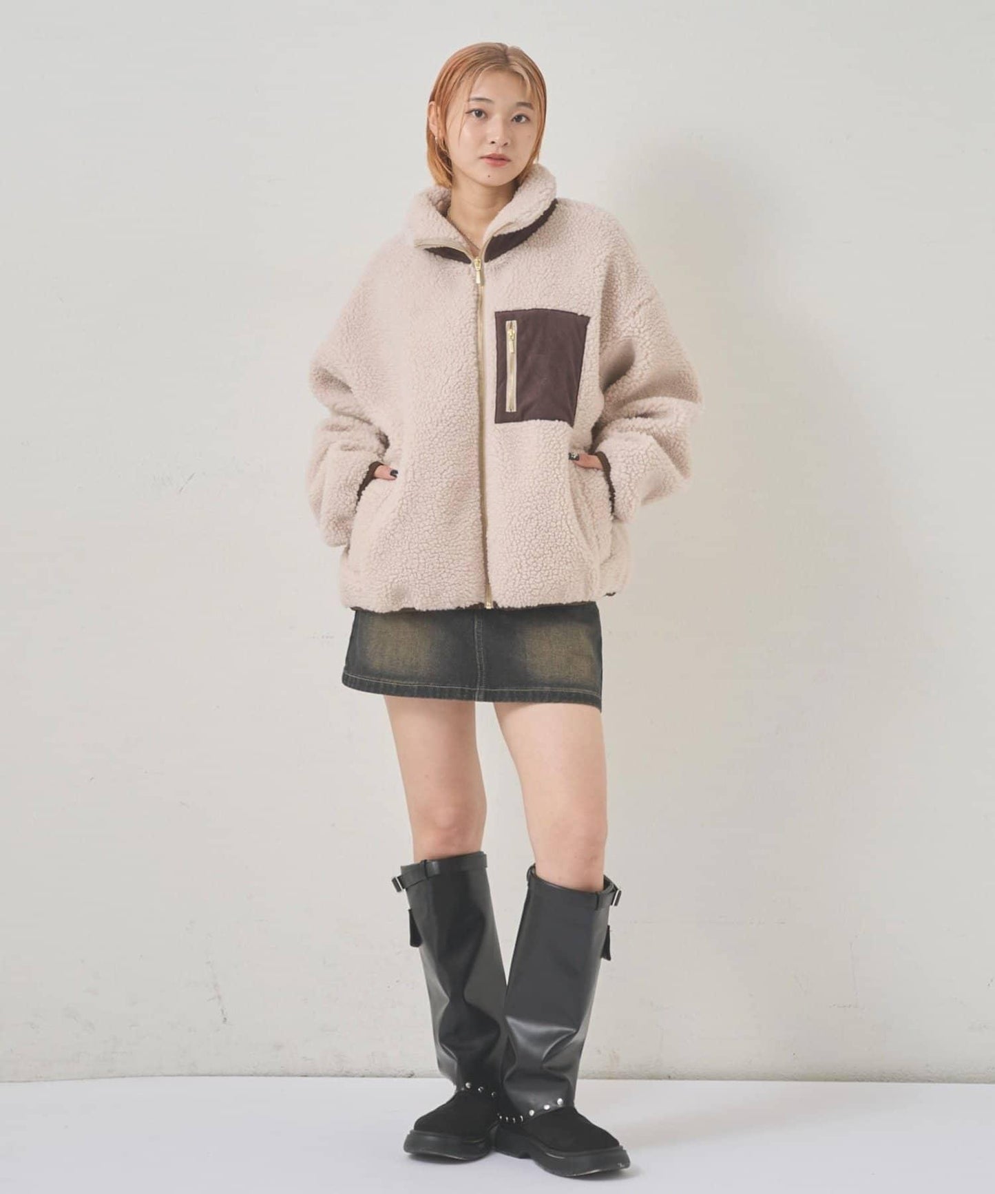 【WHO'S WHO gallery】羊羔絨飛行夾克