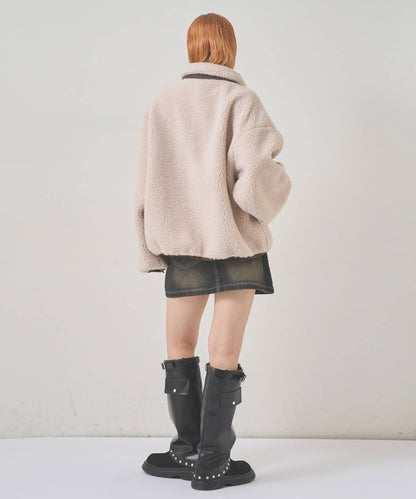 【WHO'S WHO gallery】羊羔絨飛行夾克