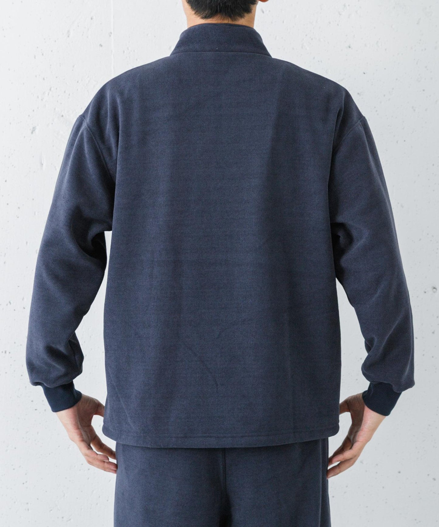 THOUSAND MILE×URBAN RESEARCH 針織抓絨半拉鍊套頭衫