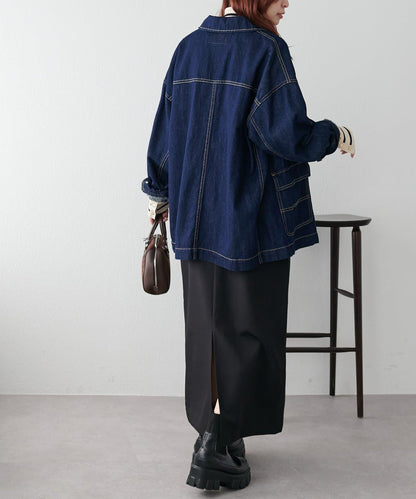 【Discoat】深V連衣裙