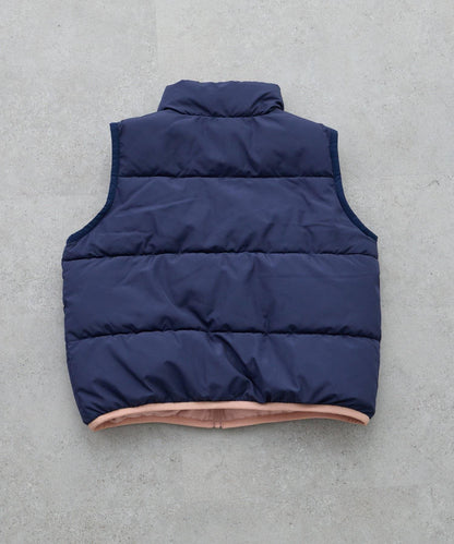 【KIDS】【FOX×TYPY】可雙面穿拼色抓絨加棉馬甲