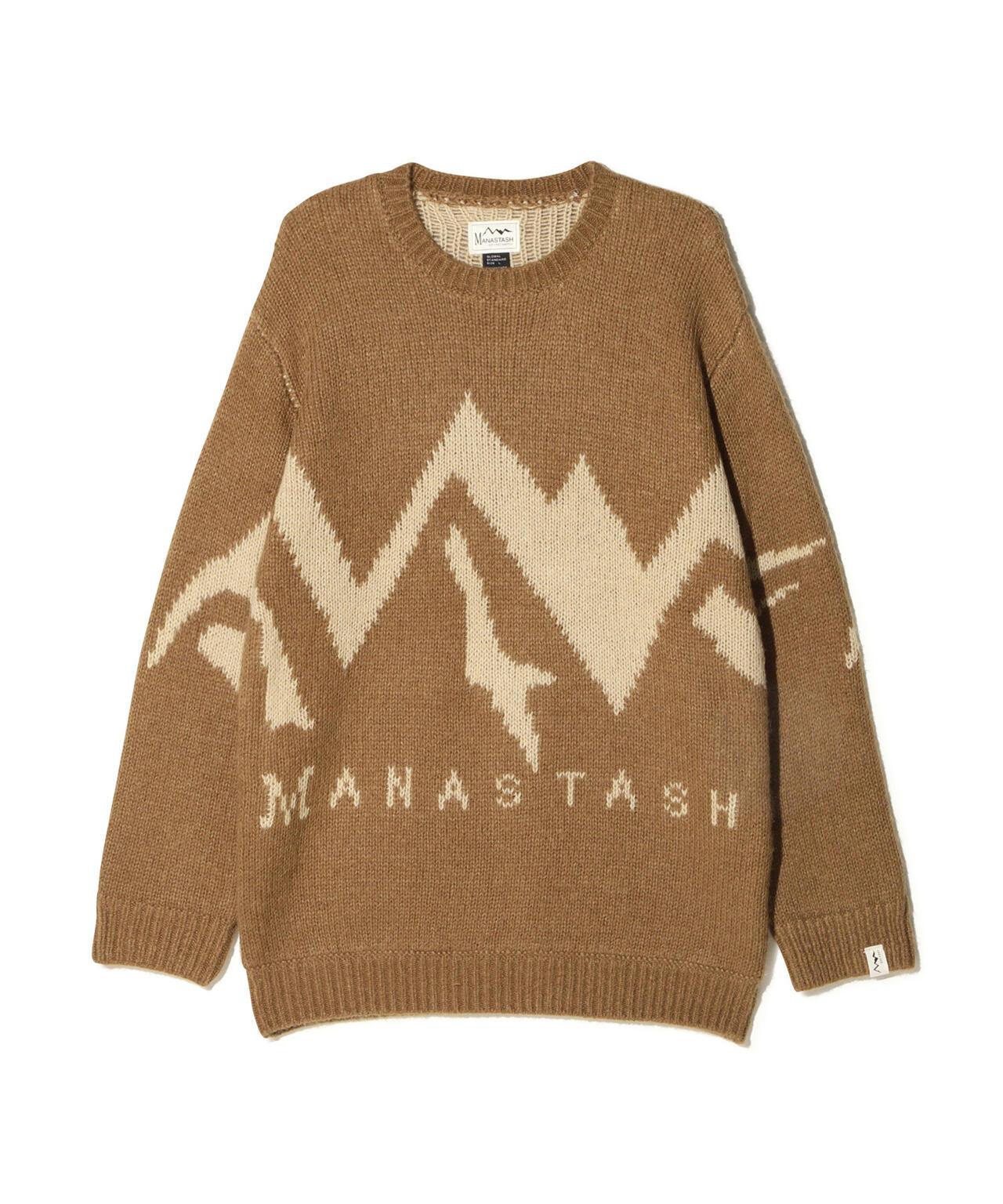 MANASTASH/LOGO針織衫