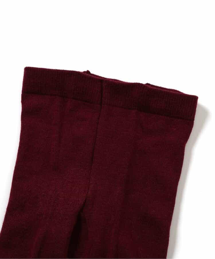 側邊蝴蝶結圖案高腰連褲襪