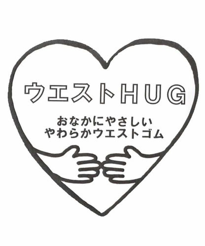 側邊蝴蝶結圖案高腰連褲襪