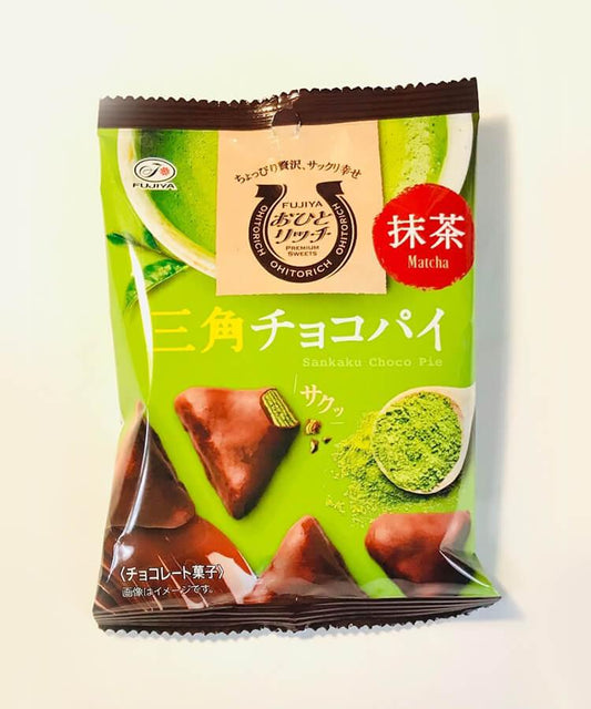OHITORICH抹茶三角巧克力派 37g