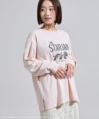 《三麗歐》CROSS WALK印花長袖T恤