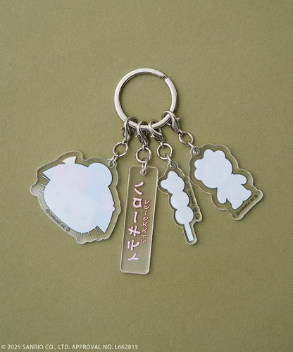 和服 “HELLO KITTY” 亞克力鑰匙扣