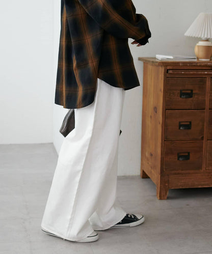 【Discoat】防潑水白色牛仔褲