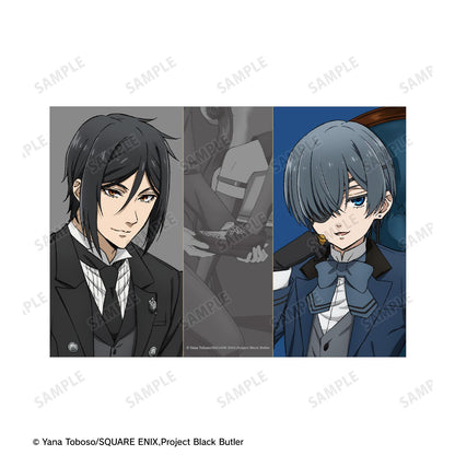 《黑執事》-寄宿學校篇-新繪製 塞巴斯蒂安&夏爾 A5插畫卡