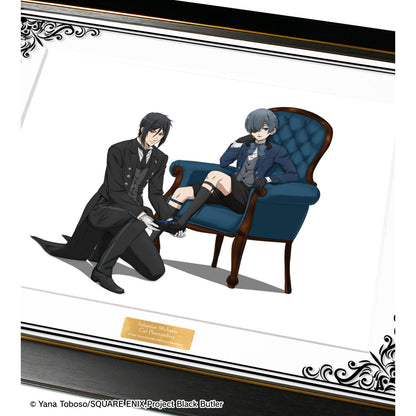 《黑執事》 -寄宿學校篇- 新繪製 塞巴斯蒂安&夏爾 角色精美畫作覆膜